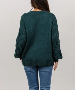 HAY Edna Knit Sweater | Topaz