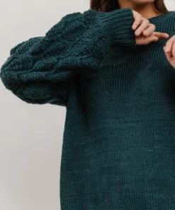 HAY Edna Knit Sweater | Topaz