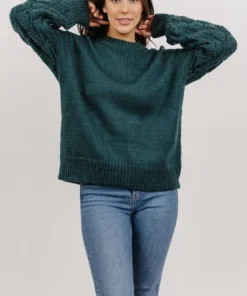 HAY Edna Knit Sweater | Topaz