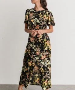 SL Eleanor Midi Dress | Black Floral Dresses 20 SL Eleanor Midi Dress | Black Floral Dresses