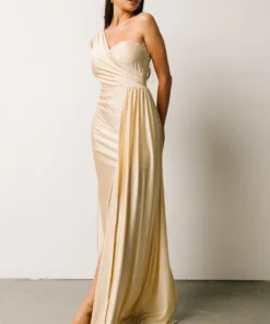 RR Ella One Shoulder Gown | Natural Dresses 6 RR Ella One Shoulder Gown | Natural Dresses
