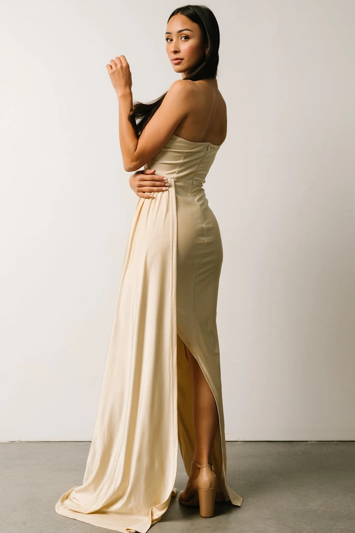 RR Ella One Shoulder Gown | Natural Dresses RR Ella One Shoulder Gown | Natural Dresses
