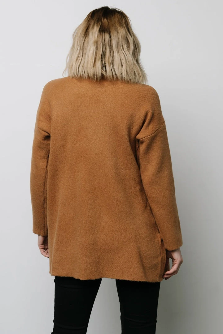 IL Ellison Lapel Cardigan | Camel Tops 7 IL Ellison Lapel Cardigan | Camel Tops