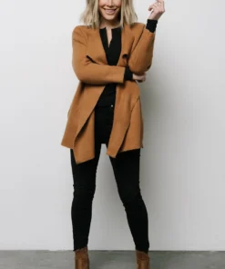 IL Ellison Lapel Cardigan | Camel Tops 13 IL Ellison Lapel Cardigan | Camel Tops