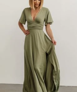 DD Emberly Maxi Dress | Dusty Sage