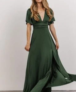 DD Emberly Maxi Dress | Hunter Green