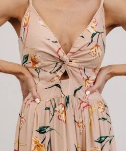 ANG Esme Tiered Maxi Dress | Blush Floral