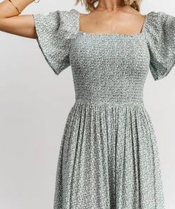 IL Eva Maxi Dress | Green Floral Dresses