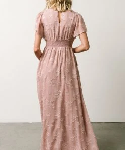 RR Dresses Evelyn Smocked Maxi Dress | Blush