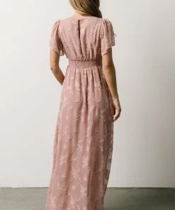 RR Dresses Evelyn Smocked Maxi Dress | Blush