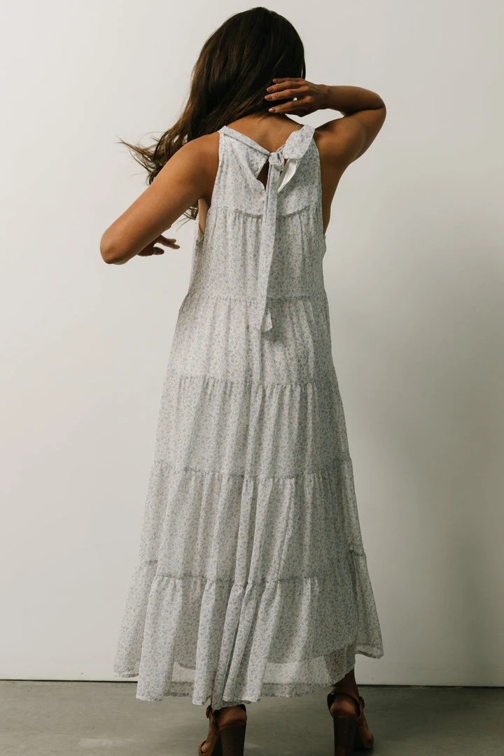 IL Ezra Tiered Maxi Dress | Blue Floral 6 IL Ezra Tiered Maxi Dress | Blue Floral
