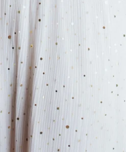 Baltic Born Fabric Swatches Fabric Swatch - Grace Sparkle | White