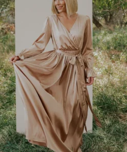 Baltic Born Fabric Swatches Fabric Swatch - Holly Satin | Champagne