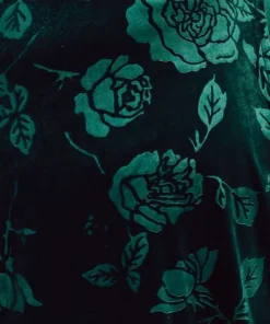 Baltic Born Fabric Swatch - Matthews Embossed Velvet | Emerald