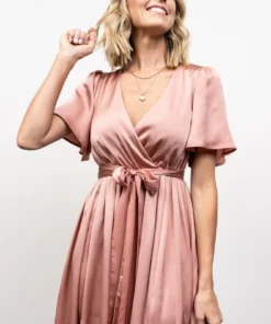 Baltic Born Fabric Swatches Fabric Swatch - Sicily Satin | Blush