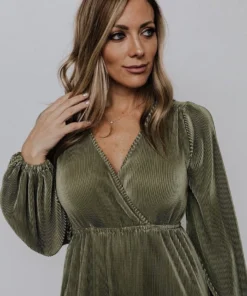 Baltic Born Fabric Swatch - Venus Pleated | Sage