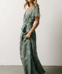 RR Faye Maxi Dress | Eucalyptus Dresses