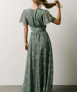RR Faye Maxi Dress | Eucalyptus Dresses