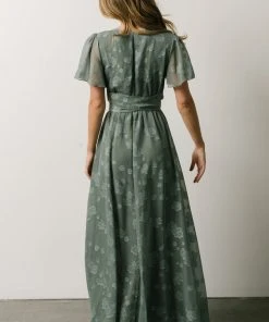 RR Faye Maxi Dress | Eucalyptus Dresses