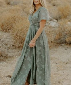 RR Faye Maxi Dress | Eucalyptus Dresses
