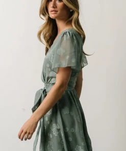 RR Faye Maxi Dress | Eucalyptus Dresses