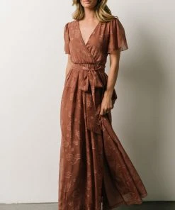 RR Dresses Faye Maxi Dress | Rosy Brown 10 RR Dresses Faye Maxi Dress | Rosy Brown