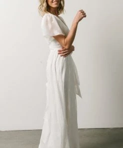 RR Faye Maxi Dress | White