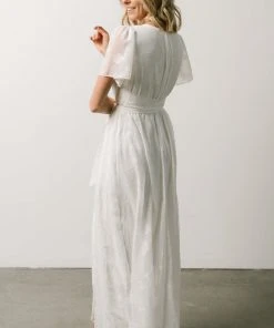 RR Faye Maxi Dress | White