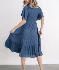 IL Felicity Smocked Dress | Blue