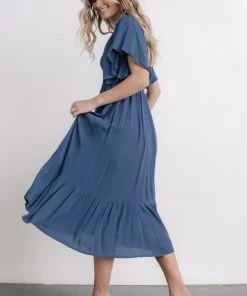 IL Felicity Smocked Dress | Blue