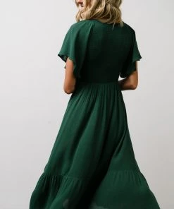 IL Felicity Smocked Dress | Evergreen Midi Dresses
