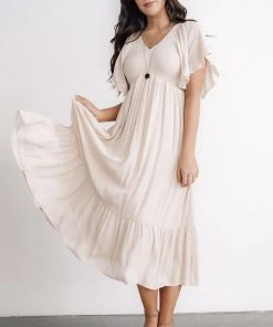 IL Dresses Felicity Smocked Dress | Ivory