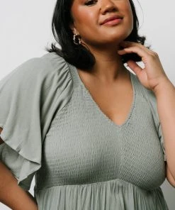 IL Felicity Smocked Dress | Sage Dresses