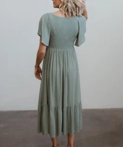 IL Felicity Smocked Dress | Sage Dresses