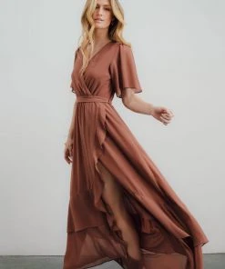 BB Custom Fiore Tulip Style Dress | Rosy Brown 12 BB Custom Fiore Tulip Style Dress | Rosy Brown