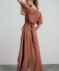BB Custom Fiore Tulip Style Dress | Rosy Brown 11 BB Custom Fiore Tulip Style Dress | Rosy Brown