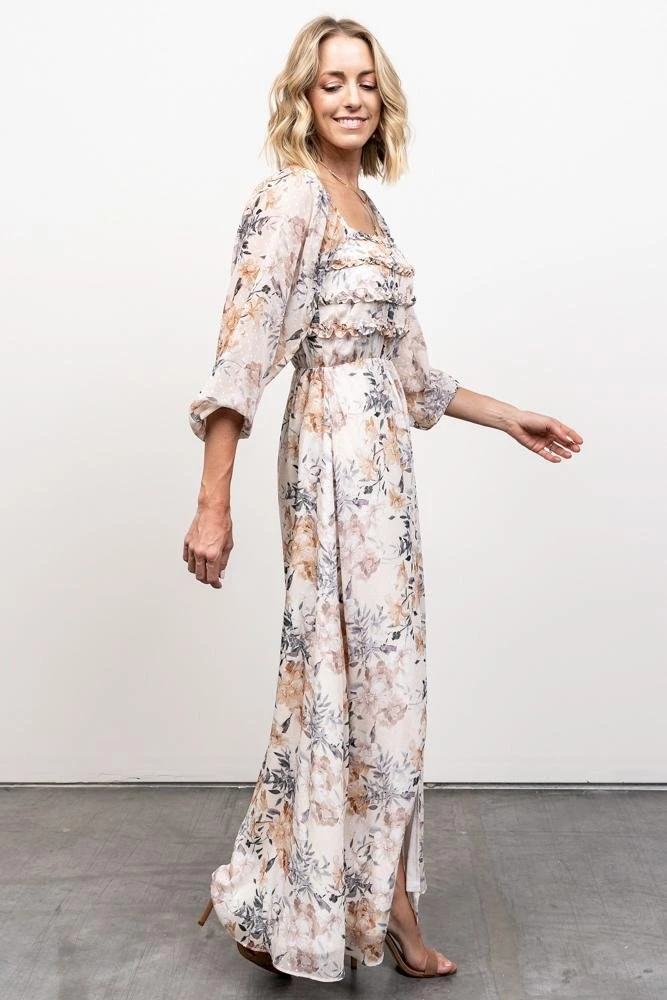 JH Dresses Florence Maxi Dress | Ivory Floral JH Dresses Florence Maxi Dress | Ivory Floral