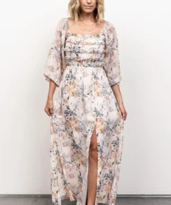 JH Dresses Florence Maxi Dress | Ivory Floral 5 JH Dresses Florence Maxi Dress | Ivory Floral