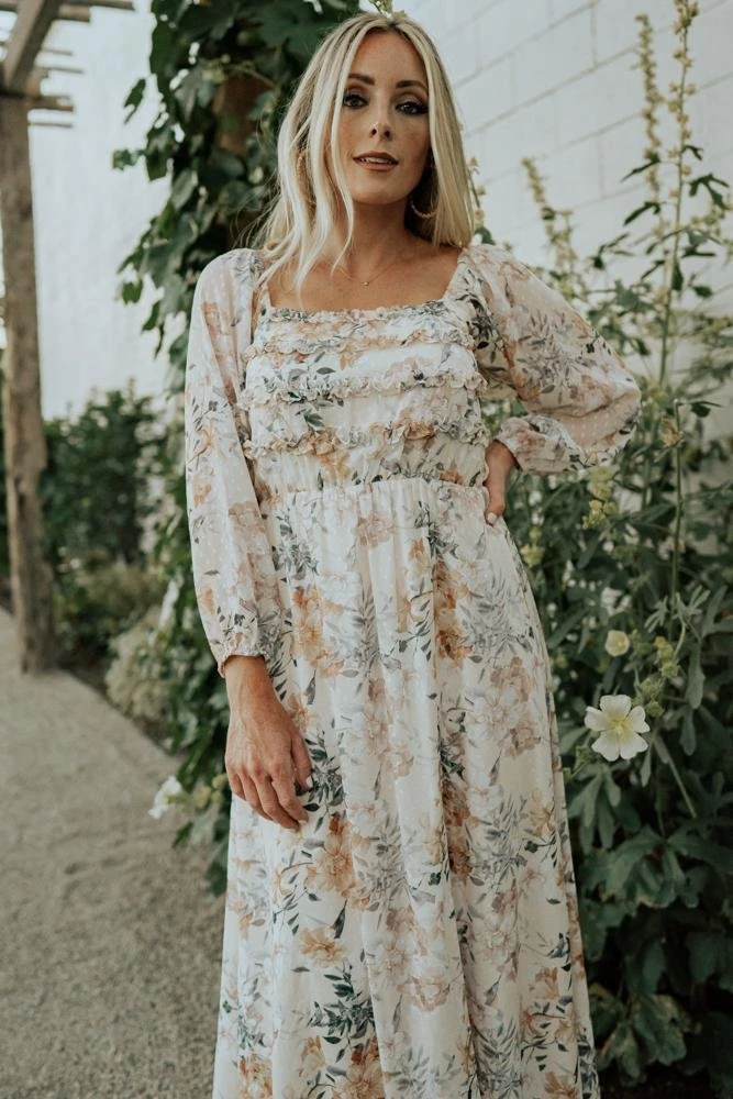 JH Dresses Florence Maxi Dress | Ivory Floral JH Dresses Florence Maxi Dress | Ivory Floral