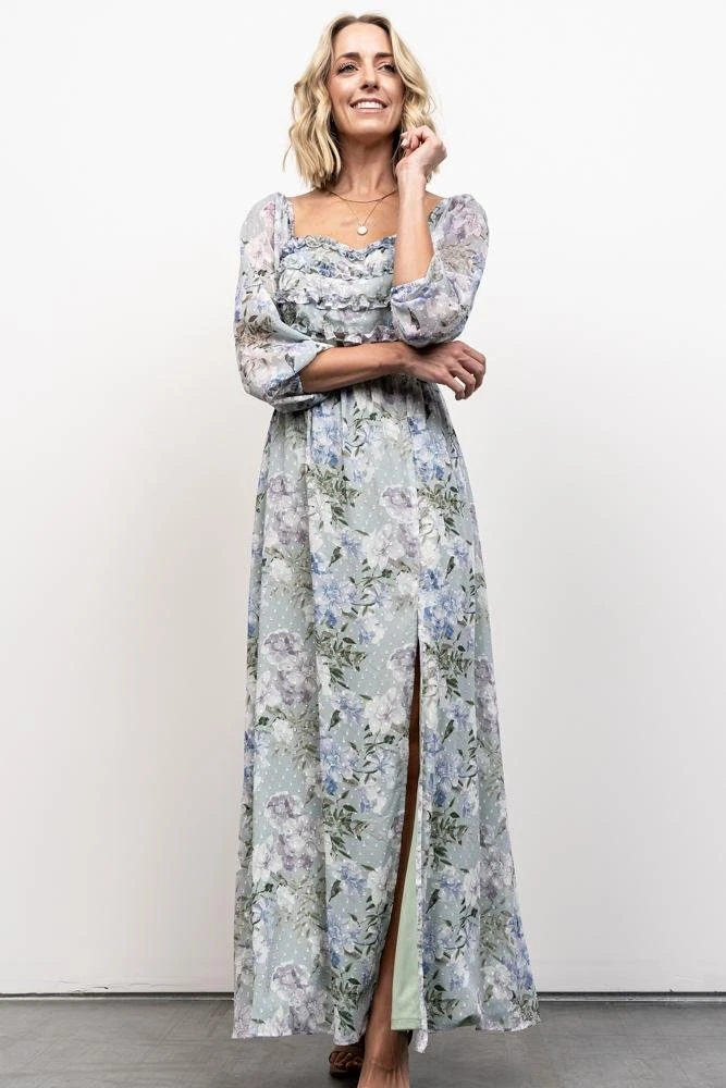 JH Florence Maxi Dress | Sage Floral JH Florence Maxi Dress | Sage Floral
