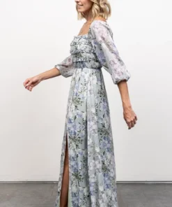 JH Florence Maxi Dress | Sage Floral 5 JH Florence Maxi Dress | Sage Floral