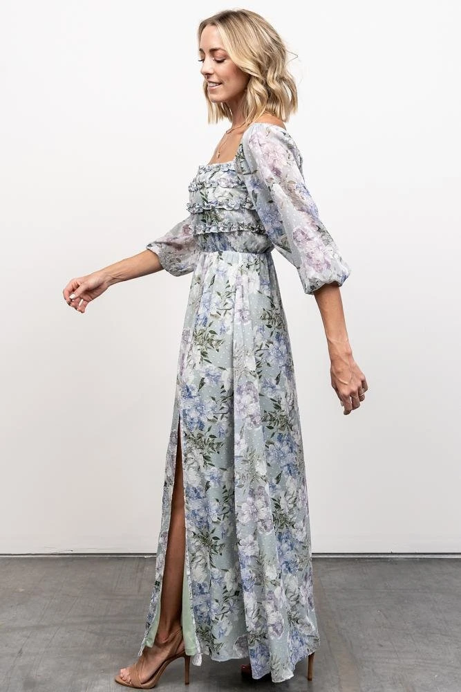JH Florence Maxi Dress | Sage Floral JH Florence Maxi Dress | Sage Floral