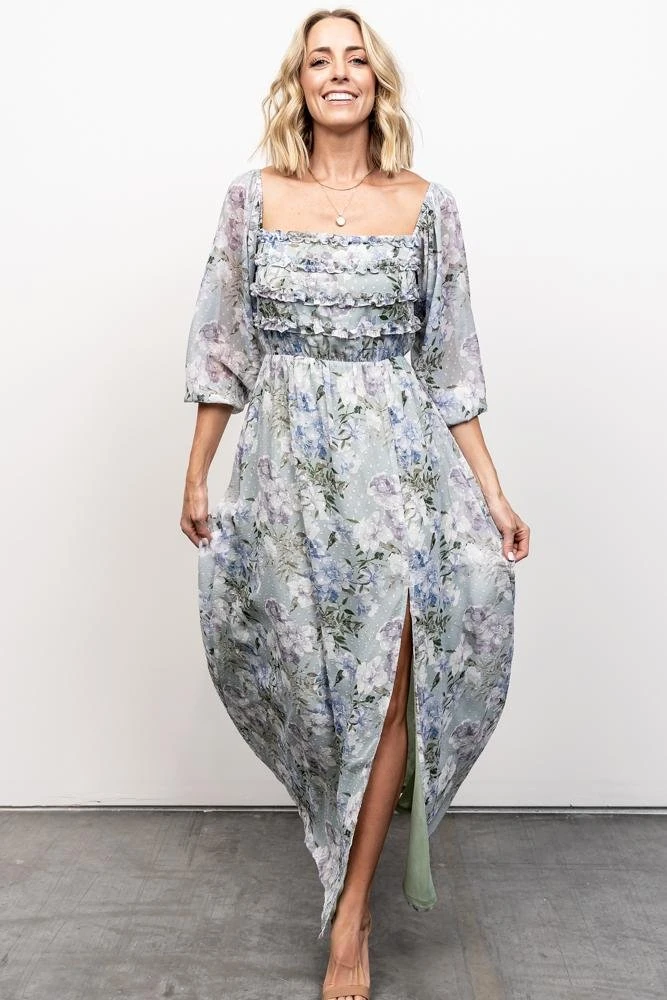 JH Florence Maxi Dress | Sage Floral JH Florence Maxi Dress | Sage Floral