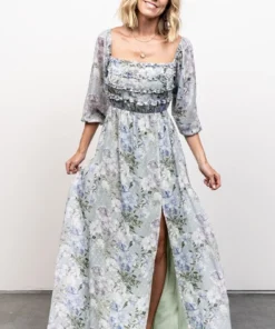 JH Florence Maxi Dress | Sage Floral 6 JH Florence Maxi Dress | Sage Floral