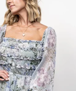 JH Florence Maxi Dress | Sage Floral 4 JH Florence Maxi Dress | Sage Floral