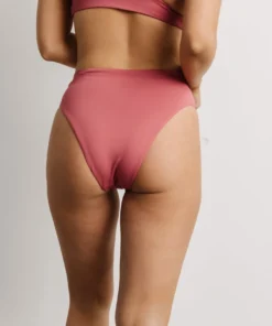 Swim Formentera High Waist Bikini Bottom | Rose