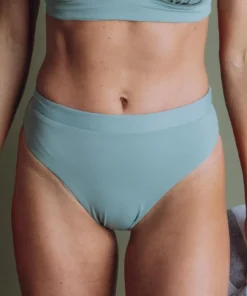 Swim Formentera High Waist Bikini Bottom | Sage