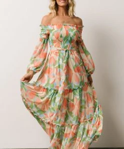 FT Dresses Francesca Smocked Maxi Dress | Summer Floral