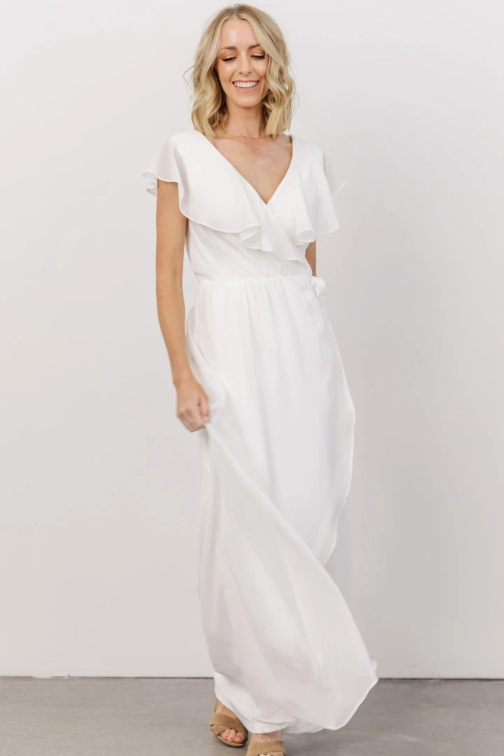 Soi Gaia Tulip Wrap Dress | Off White 6 Soi Gaia Tulip Wrap Dress | Off White