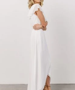 Soi Gaia Tulip Wrap Dress | Off White 11 Soi Gaia Tulip Wrap Dress | Off White